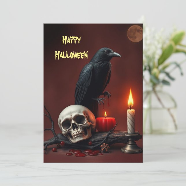 Halloween Holiday Card (Standing Front)