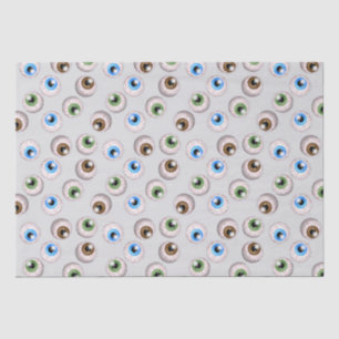 Halloween Holiday eyeball pattern tissue paper