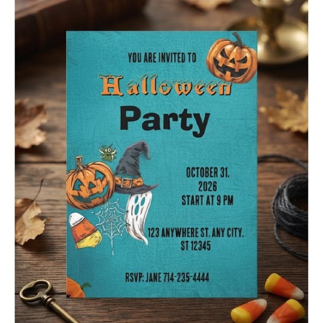 Halloween Holiday Invitation Halloween Invitation (Creator Uploaded)