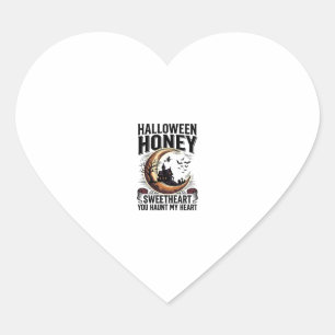 Halloween Honey Shirt Sweet Spooky Love Design_1 Heart Sticker