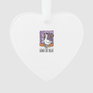 Halloween Honk or Treat Witch Goose Ornament