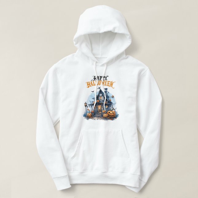 Halloween Hooded Sweatshirt (Design Front)