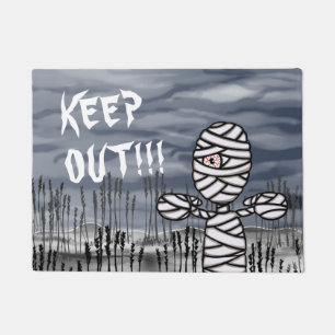 Halloween Horror Creepy Mummy Doormat