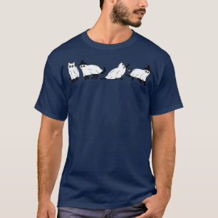 Halloween Horror Ghost Cat T-Shirt