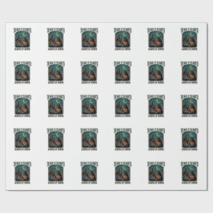 Halloween Horror Haunted Night Vintage Spooky_1 Wrapping Paper