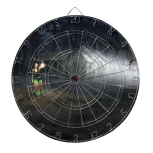 Halloween Horror House Dartboard