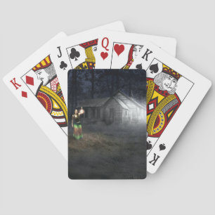 Halloween Horror House Playing Cards