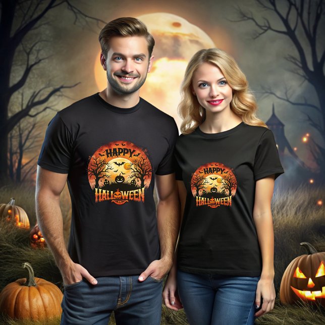 Halloween Horror Landscape T-Shirt (Creator Uploaded)