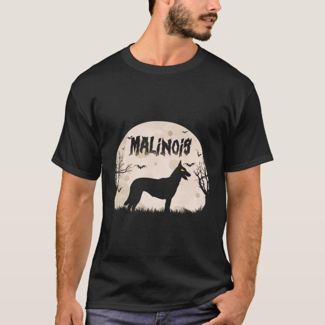 Halloween Horror Malinois T-Shirt (Front)