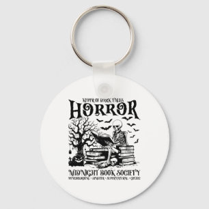 Halloween Horror Midnight Book Club Society Litera Key Ring