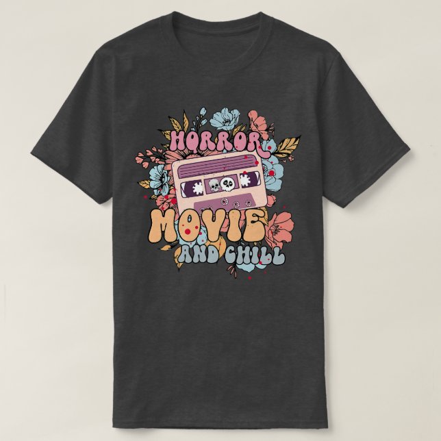 Halloween Horror Movies Lovers Funny Halloween Cos T-Shirt (Design Front)