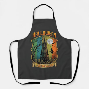 Halloween Horror Night Haunted House Witch Full Mo Apron