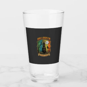 Halloween Horror Night Haunted House Witch Full Mo Glass