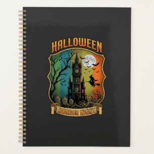 Halloween Horror Night Haunted House Witch Full Mo Planner