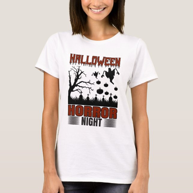 Halloween Horror Night T-Shirt (Front)