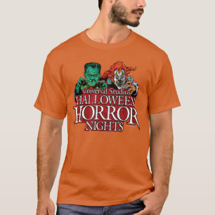Halloween Horror Nights Frankenstein and Jackhe Cl T-Shirt