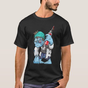 Halloween Horror Scary Doctor Nurse Zombie Monster T-Shirt