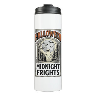 Halloween Horror Shirt Vintage Engraving Spooky Fo Thermal Tumbler