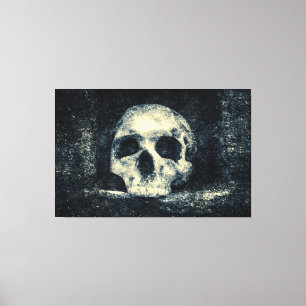 Halloween Horror Skull Canvas Print