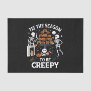 Halloween Horror Tis The Season To Be Creepy Tissue Paper
