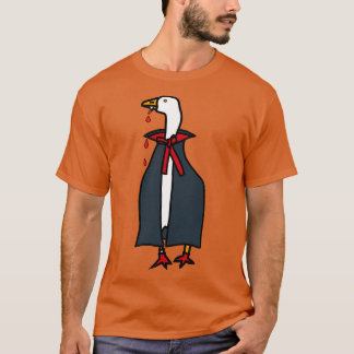 Halloween Horror Vampire Gaming Goose T-Shirt