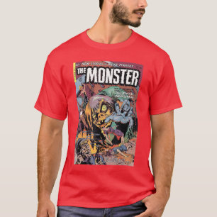 Halloween Horror Vintage Monster Comic Book Retro  T-Shirt