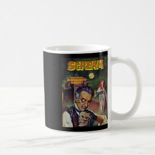 Halloween Horror Vintage Skull Monster Comic Book Coffee Mug