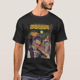 Halloween Horror Vintage Skull Monster Comic Book  T-Shirt