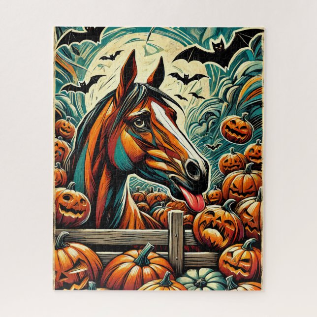Halloween Horse 500 Piece Puzzle (Vertical)