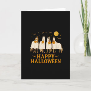 Halloween Horse Ghost Soky Season Horse Lover Wome Card
