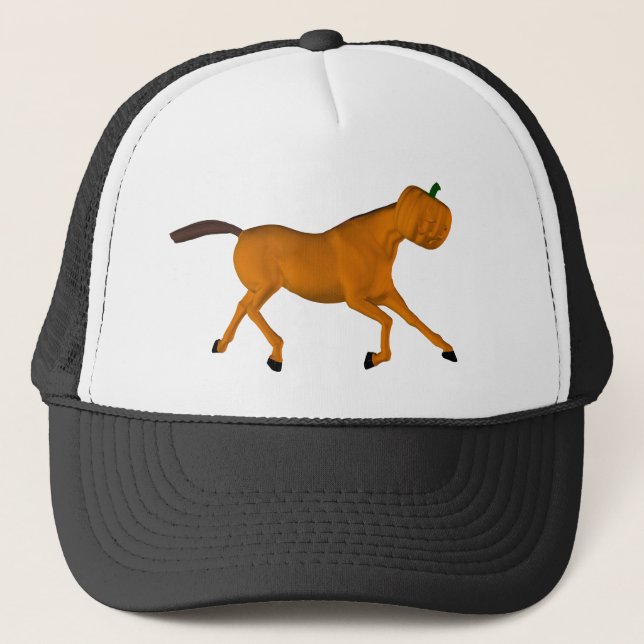 Halloween Horse Trucker Hat (Front)