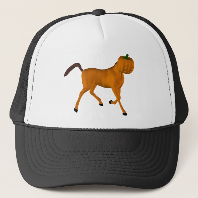 Halloween Horse Trucker Hat (Front)
