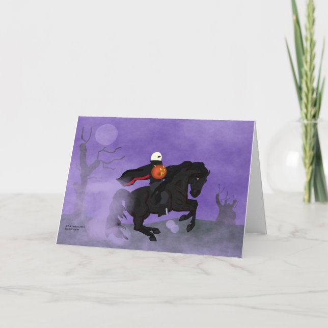 Halloween Horseman Card (Front)