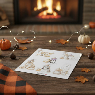 Halloween Hounds Costume Stickers