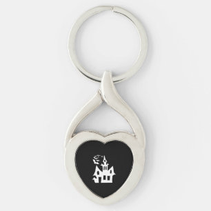 halloween house key ring