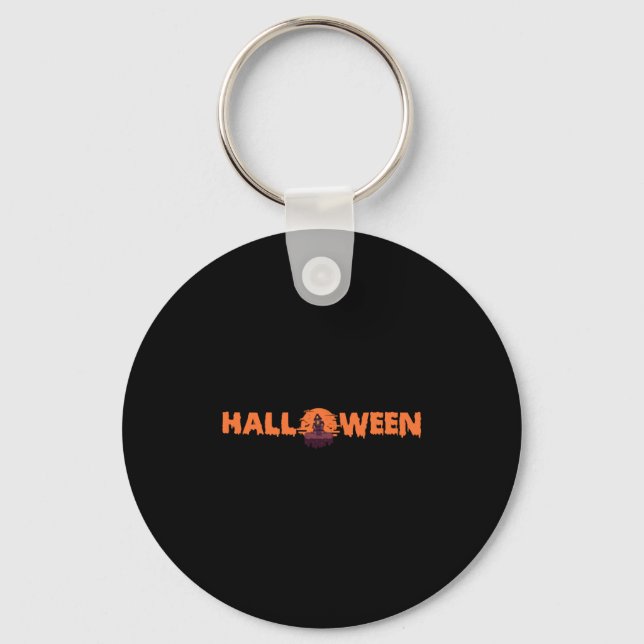Halloween House    Key Ring (Front)