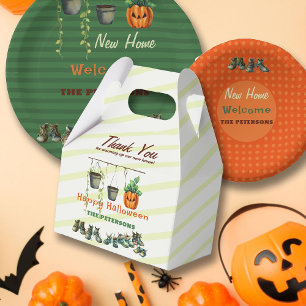 Halloween Housewarming Party Gremlin Shoes Plants Favour Box