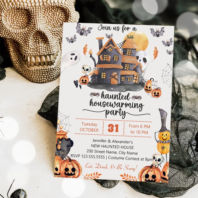 Halloween Housewarming Party Invitation (Creator Uploaded)