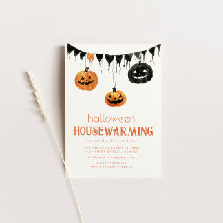 Halloween Housewarming Party Invite