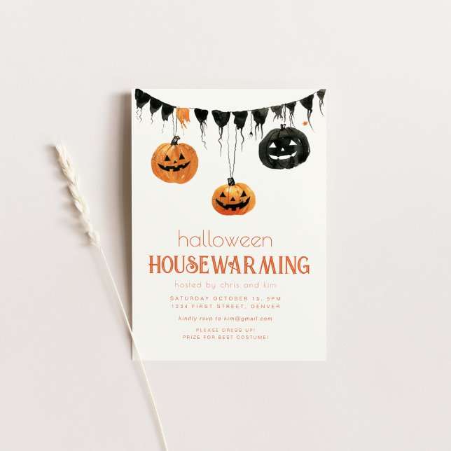 Halloween Housewarming Party Invite (Creator Uploaded)