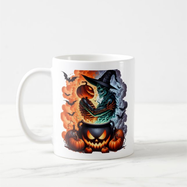 Halloween Hugs Coffee Mug (Left)