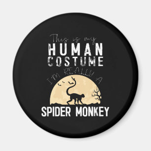 Halloween Human Spider Monkey Creepy Horror Magnet