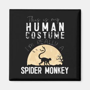 Halloween Human Spider Monkey Creepy Horror Magnet