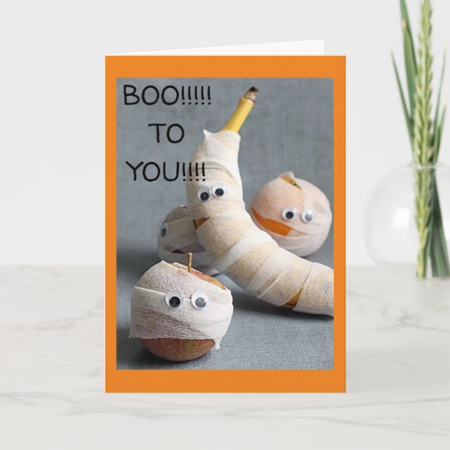 HALLOWEEN HUMOR FROM TALKING BANANA CARD (Front)