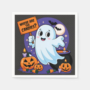Halloween humor gum napkin