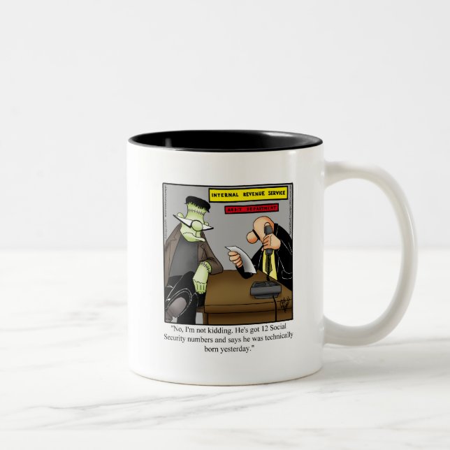 Halloween Humour Coffee Mug Gift (Right)