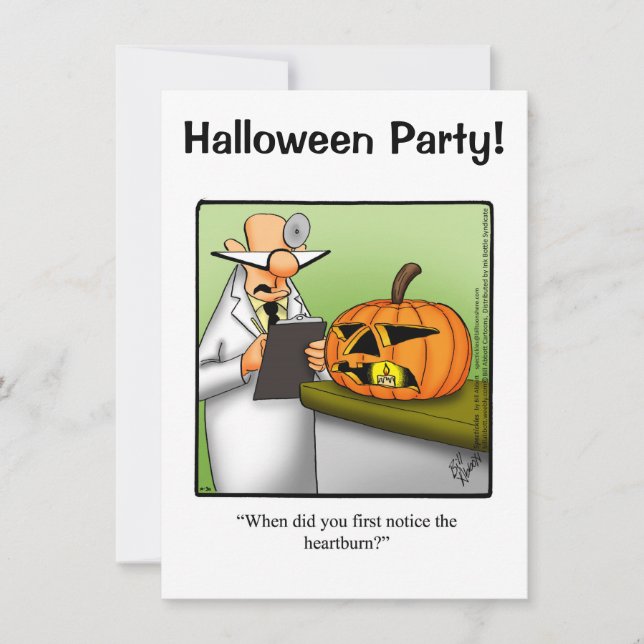 Halloween Humour Party Invitations "Spectickles" (Front)