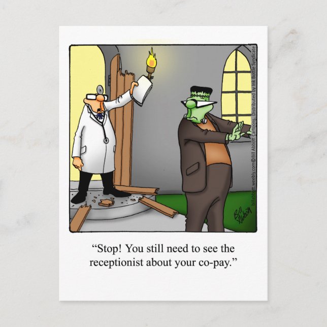 Halloween Humour Postcard  (Front)