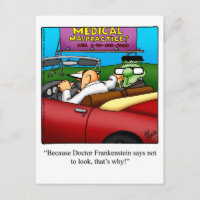 Halloween Humour Postcards "Spectickles"