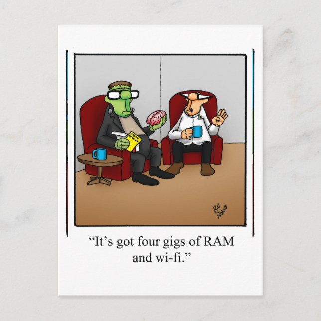 Halloween Humour Postcards "Spectickles" (Front)